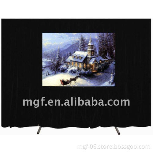 16:9 foldable projection Screen/Rear Projector screen